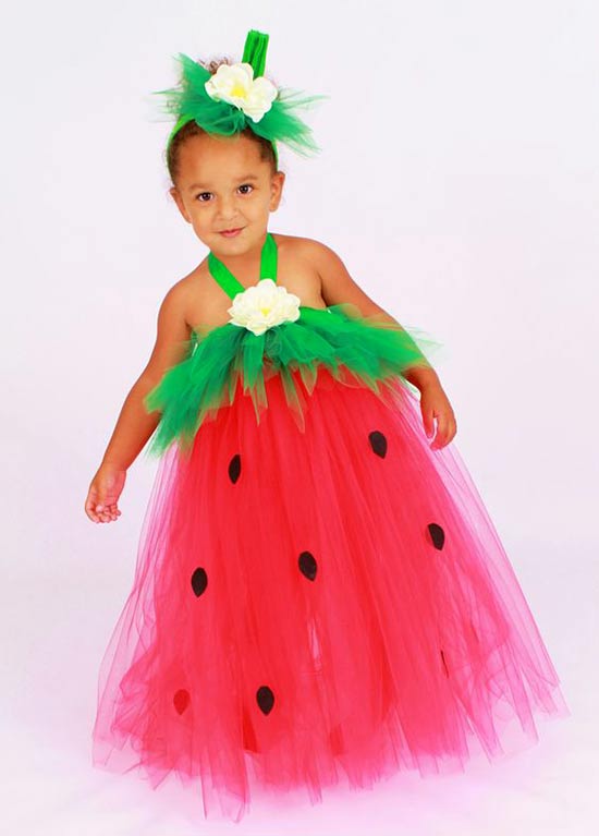 عکس مدل لباس تور کودکانه برای شب یلدا
