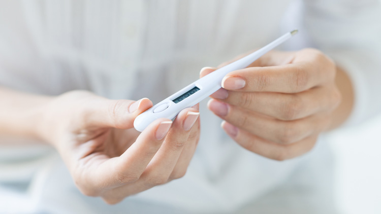 دماسنج برای سنجش دمای بدن در دوران بارداری