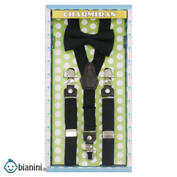 ست ساس بند و پاپیون پسرانه سی اچ آر کد K018BK
