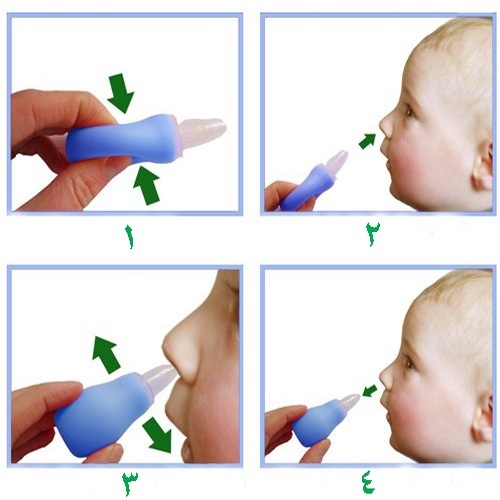 گرفتگی بینی نوزاد: چگونه بینی گرفته نوزاد را پاک کنیم؟