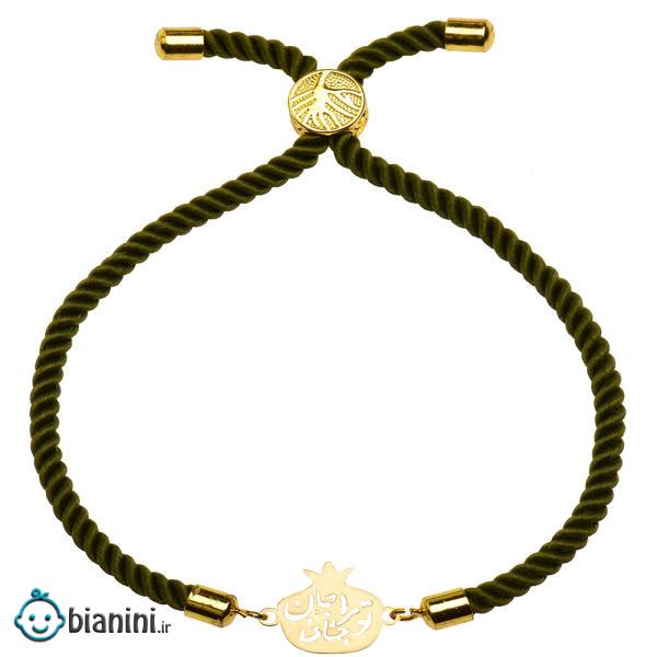 دستبند طلا 18 عیار دخترانه کرابو طرح انار جان و جهانی مدل Krd1321