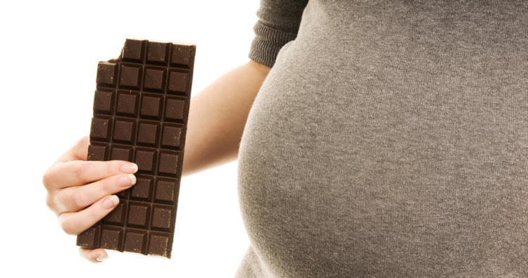 خوردن شکلات در بارداری، مزایا