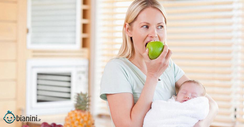 10غذایی که در دوران شیردهی باید از آن‌ها پرهیز کرد