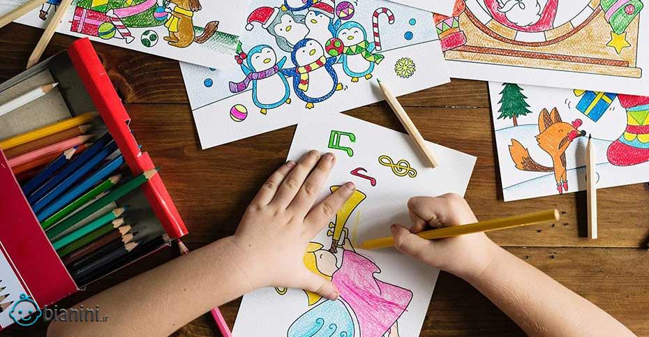 چرا یادگیری رنگ ‌آمیزی درون خطوط برای بچه‌ها سخت است؟