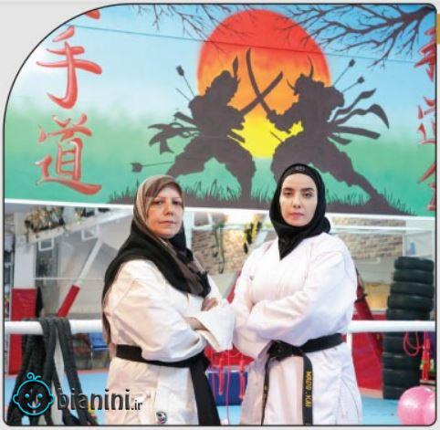 گفت‌وگو با مادر و دختر قهرمان کاراته‌ کار