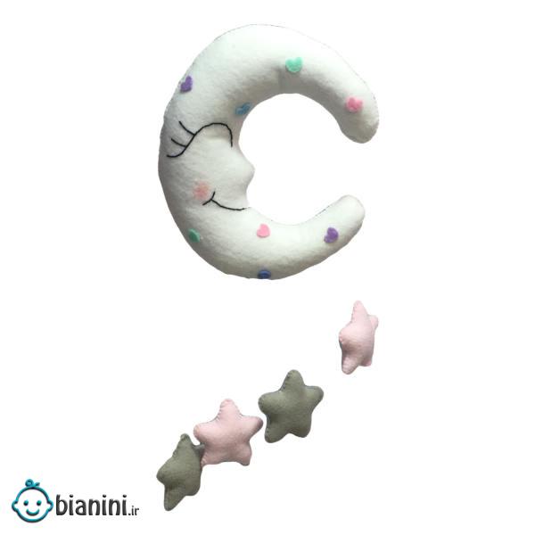 آویز اتاق کودک طرح ماه