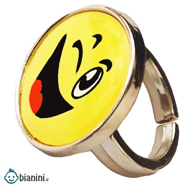 انگشتر دخترانه طرح استیکر کد 039