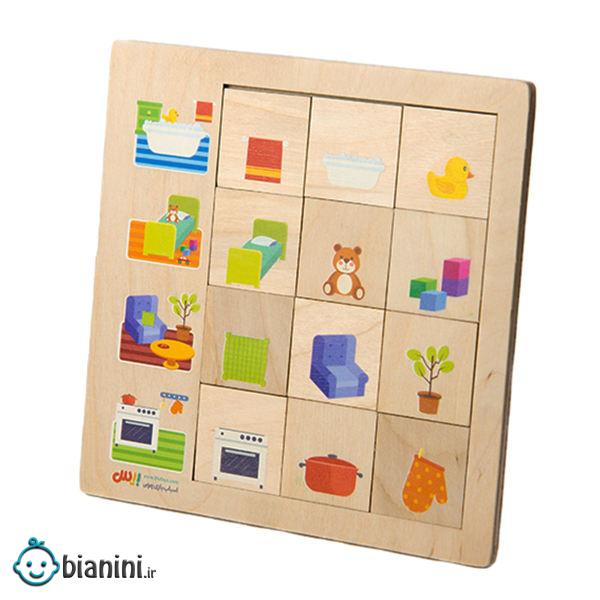 بازی آموزشی بیس  طرح اتاق ها مدل هوش