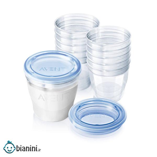 بطری ذخیره شیر اونت حجم 180 میلی لیتر بسته 10 عددی
