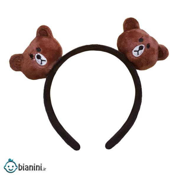 تل مو دخترانه طرح خرس کد TA-003