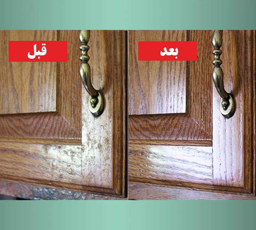 تکنیک های خانگی برای پاک کردن لکه های چربی روی کابینت