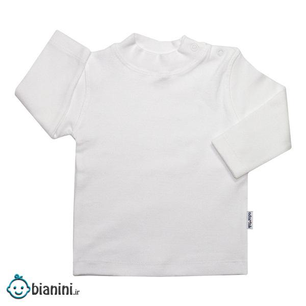  تی شرت آستین بلند آدمک کد 148401 رنگ سفید