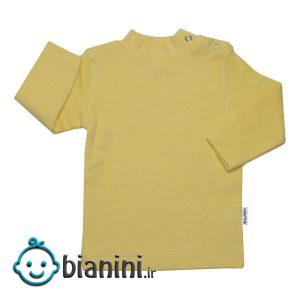 تی شرت آستین بلند آدمک کد 148401 رنگ لیمویی