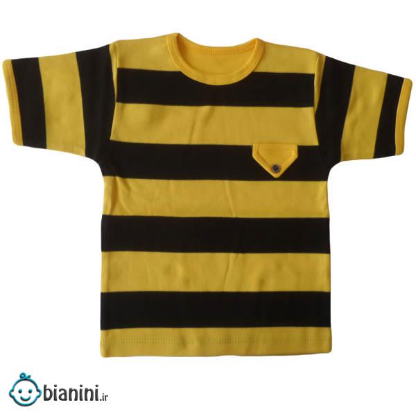 تی شرت آستین کوتاه نوزادی مدل زنبور