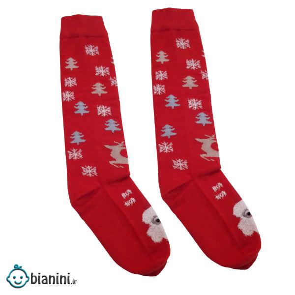 جوراب بچگانه مدل Baba noel 768