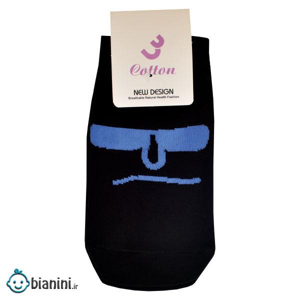 جوراب دخترانه طرح فیس کد 05 جوراب دخترانه طرح فیس کد 05