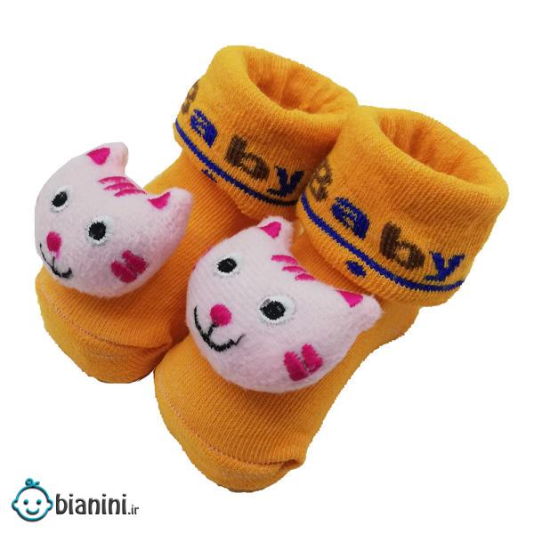 جوراب نوزادی مدل P007