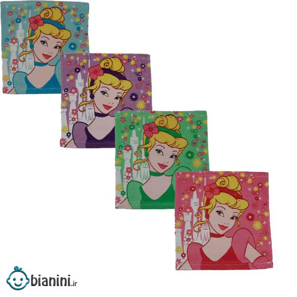 حوله دستی کودک مدل سیندرلا بسته 4 عددی