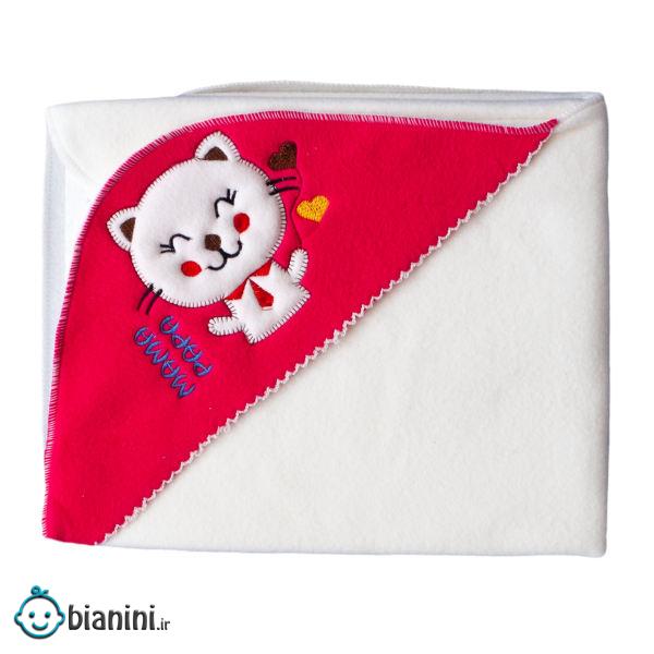 حوله نوزادی طرح گربه کد B12
