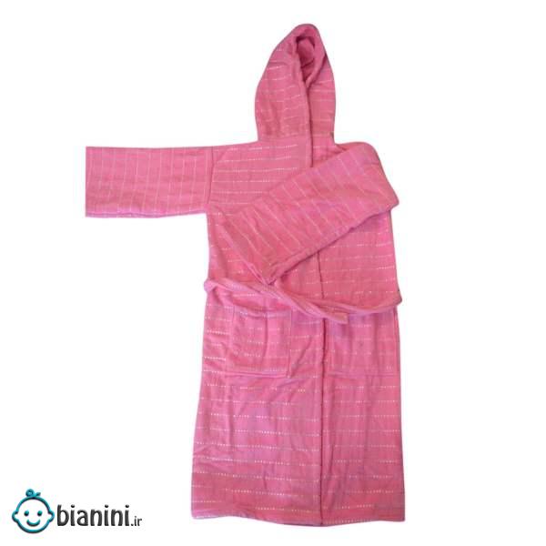 حوله پالتویی کودک طرح راه راه سایز 100 سانتی متر