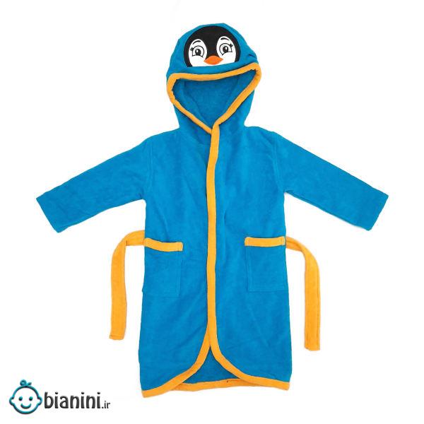 حوله پالتویی کودک مدل پنگوئن سایز 80