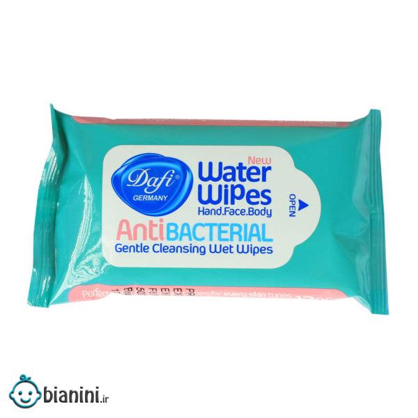 دستمال مرطوب دافی مدل Anti bacterial GN10 بسته 12 عددی