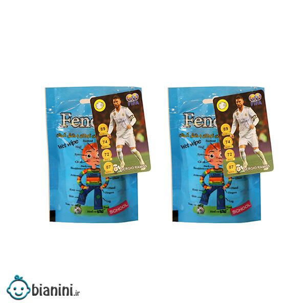 دستمال مرطوب فنوپید کد 5 مجموعه 2 عددی