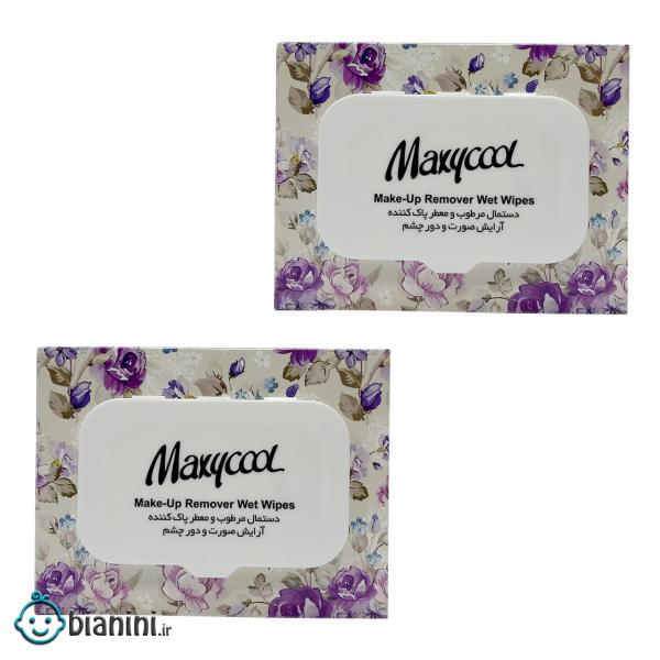 دستمال مرطوب ماکسی کول مدل Make-Up-1 مجموعه 2 عددی دستمال مرطوب ماکسی کول مدل Make-Up-1 مجموعه 2 عددی