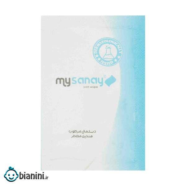 دستمال مرطوب مای سانای مدل 77000 بسته 1000 عددی