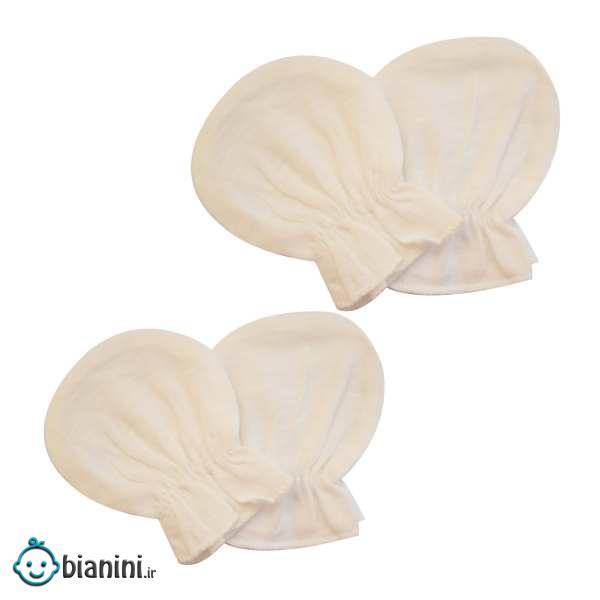 دستکش نوزاد مینی داملا مدل Bd43009.2 بسته 2 عددی