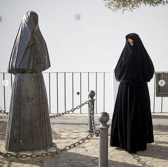 ز‌نان اسپانیا و علاقه زیادی که به چادر دارند