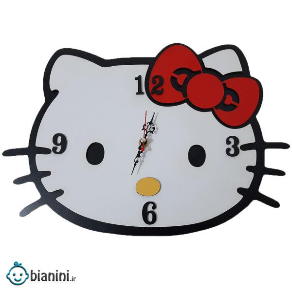 ساعت دیواری اتاق کودک طرح کیتی کد 1307 ساعت دیواری اتاق کودک طرح کیتی کد 1307