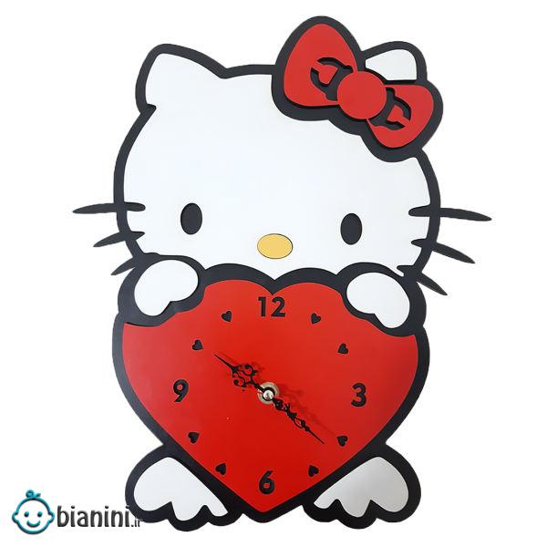 ساعت دیواری اتاق کودک طرح کیتی کد 1312 ساعت دیواری اتاق کودک طرح کیتی کد 1312