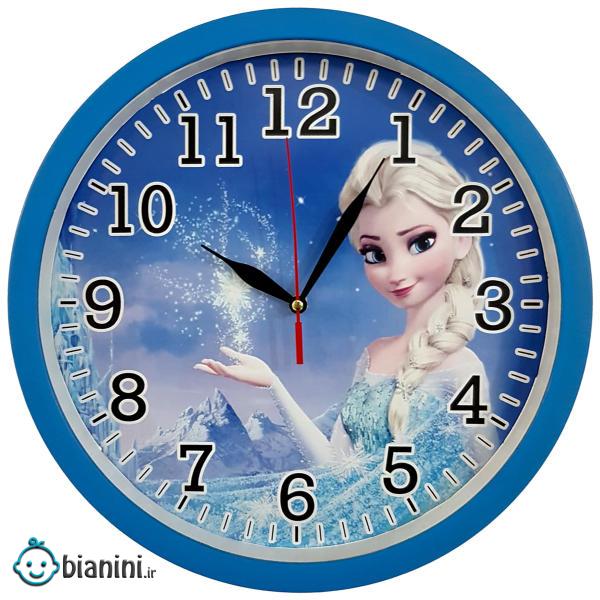 ساعت دیواری کودک  کد Frozen-BL-310