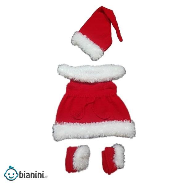 ست 3 تکه لباس دخترانه مدل Christmas ست 3 تکه لباس دخترانه مدل Christmas