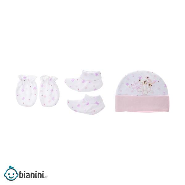 ست 3 تکه نوزادی لاکی بی بی مدل 3041-P