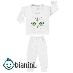 ست تی شرت و شلوار نوزادی کارانس مدل SBS-3073