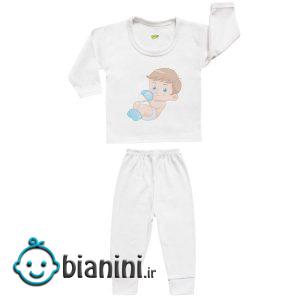 ست تی شرت و شلوار نوزادی کارانس مدل SBS-3074