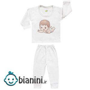 ست تی شرت و شلوار نوزادی کارانس مدل SBS-3083