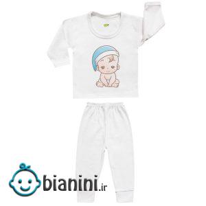 ست تی شرت و شلوار نوزادی کارانس مدل SBS-3095