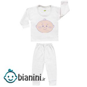 ست تی شرت و شلوار نوزادی کارانس مدل SBS-3100