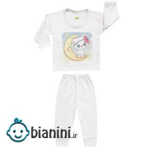ست تی شرت و شلوار نوزادی کارانس مدل SBS-3102