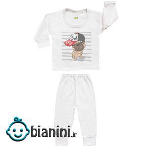 ست تی شرت و شلوار نوزادی کارانس مدل SBS-3120