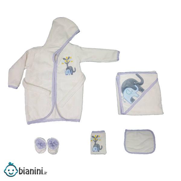 ست حوله 5 تکه نوزادی کد 11