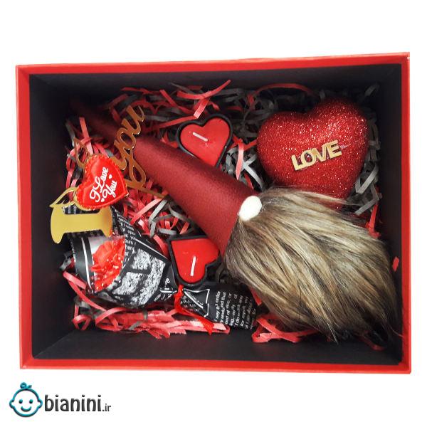 ست هدیه عروسک طرح لی لی پوت مدل Ilove کد 002