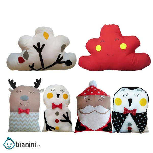 سرویس 6تکه محافظ تخت کودک دالی مدل Christmas