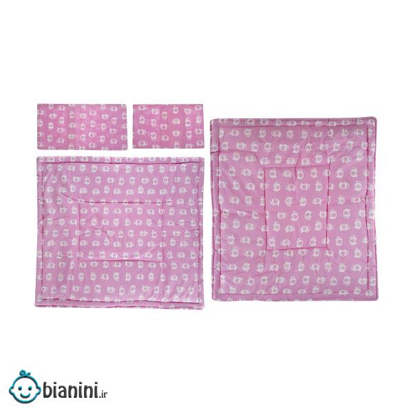 سرویس خواب 4 تکه نوزاد طرح فیل کد 01