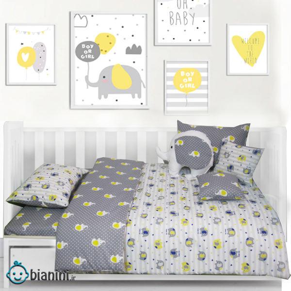 سرویس خواب 8 تکه کودک مدل Cute Elephant سرویس خواب 8 تکه کودک مدل Cute Elephant
