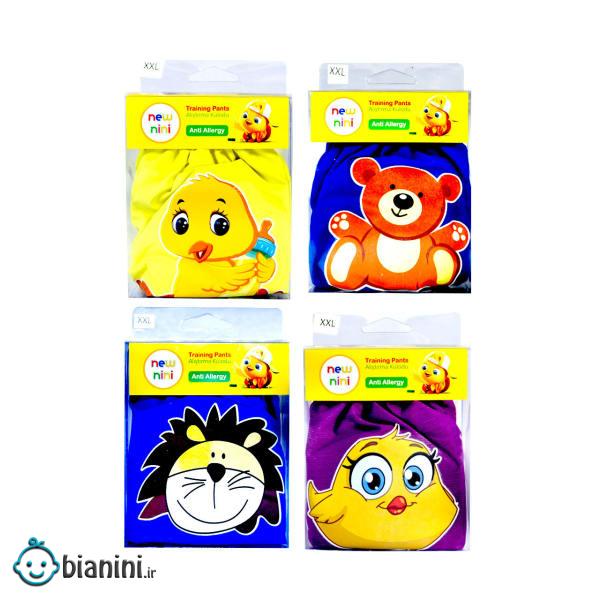 شورت آموزشی کودک نیو نی نی مدل JK6 سایز XXL مجموعه 4 عددی شورت آموزشی کودک نیو نی نی مدل JK6 سایز XXL مجموعه 4 عددی