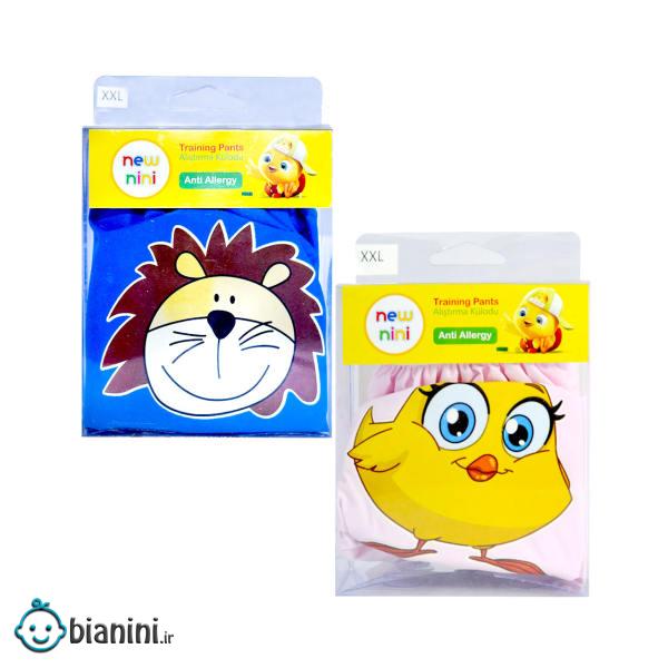 شورت آموزشی کودک نیو نی نی مدل SJ2 سایز XXL مجموعه 2 عددی